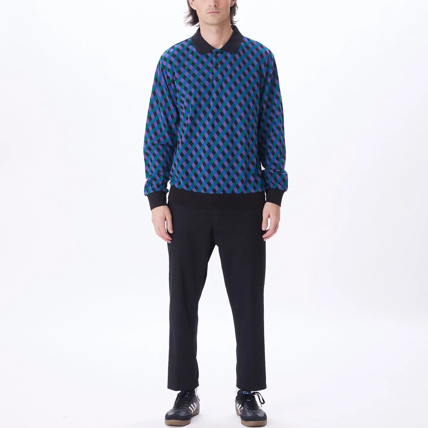 CAPRI JAQUARD POLO LS