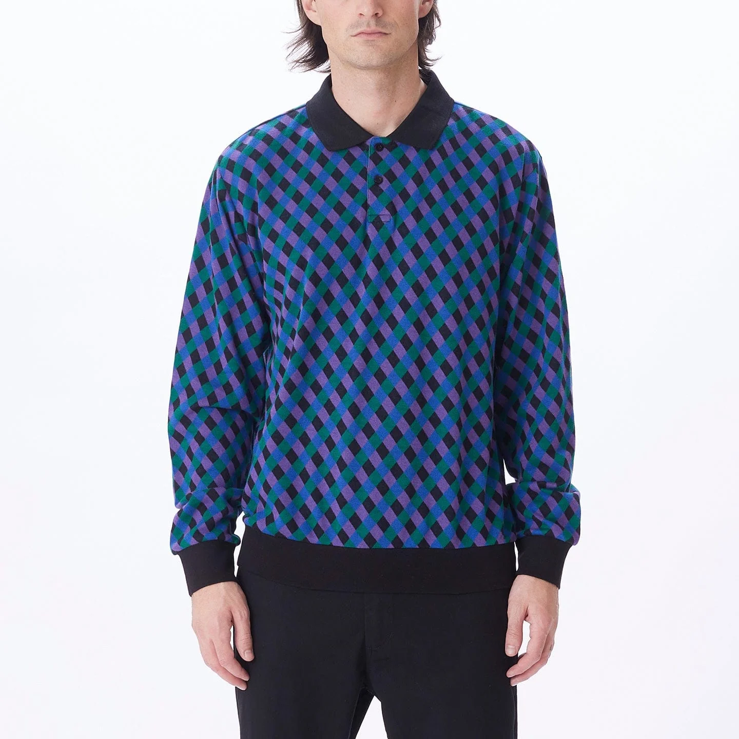 CAPRI JAQUARD POLO LS - Image 2