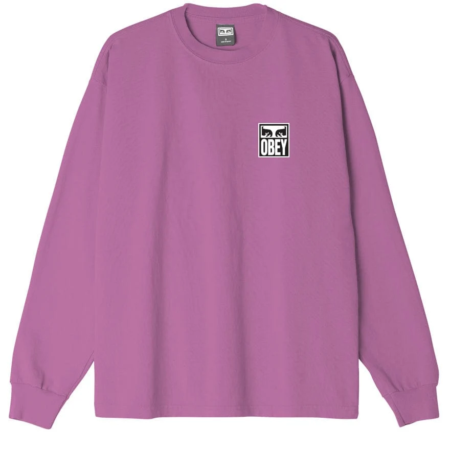 OBEY EYES ICON 2 HEAVYWEIGHT CLASSIC CUSTOM TEE LS - Image 2