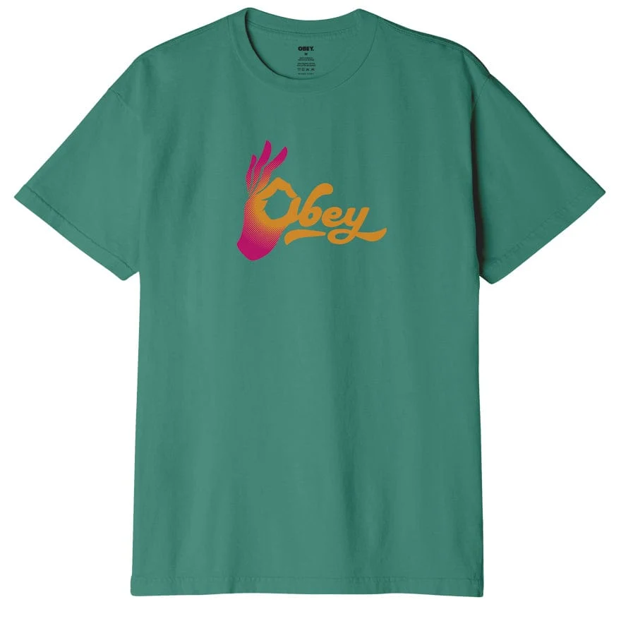 OBEY OKAY ORGANIC TEE