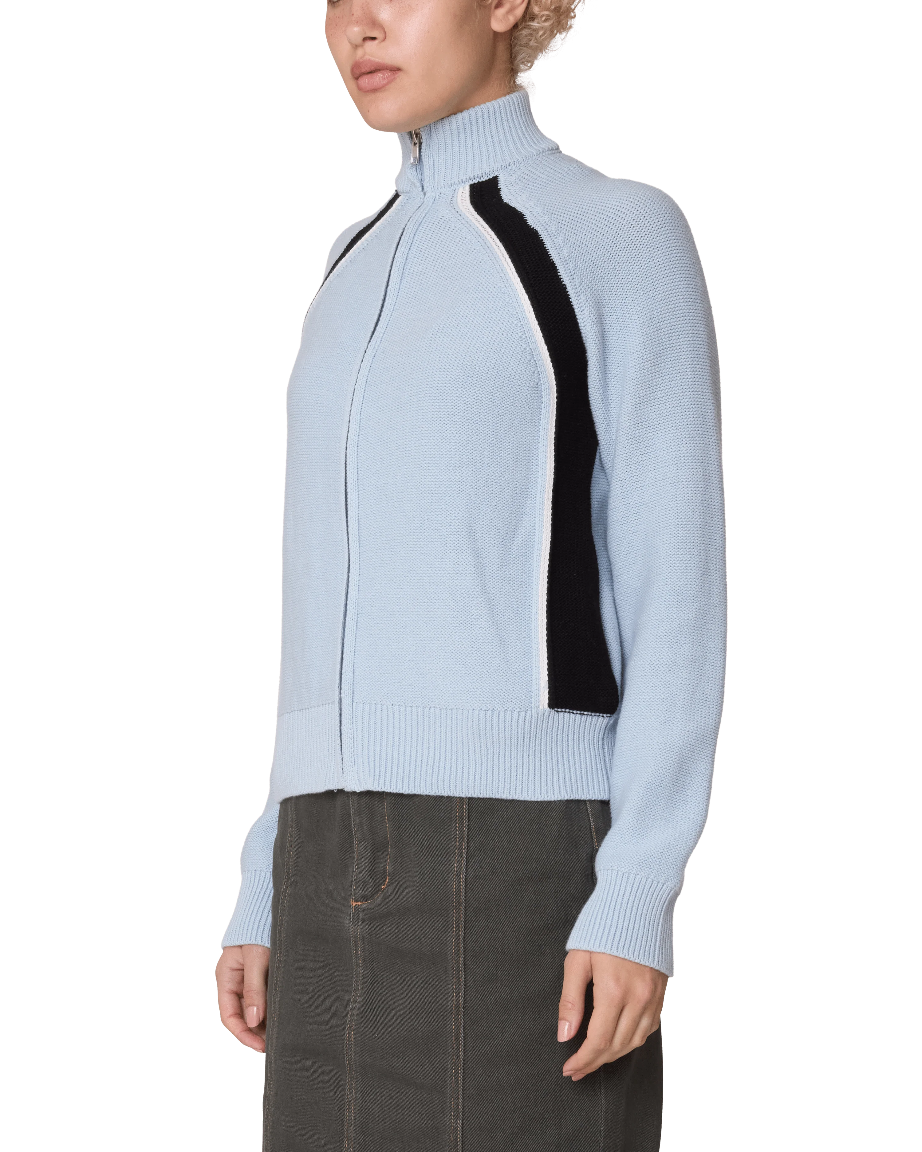 Lizzie Zip Mock Sweater - Image 2
