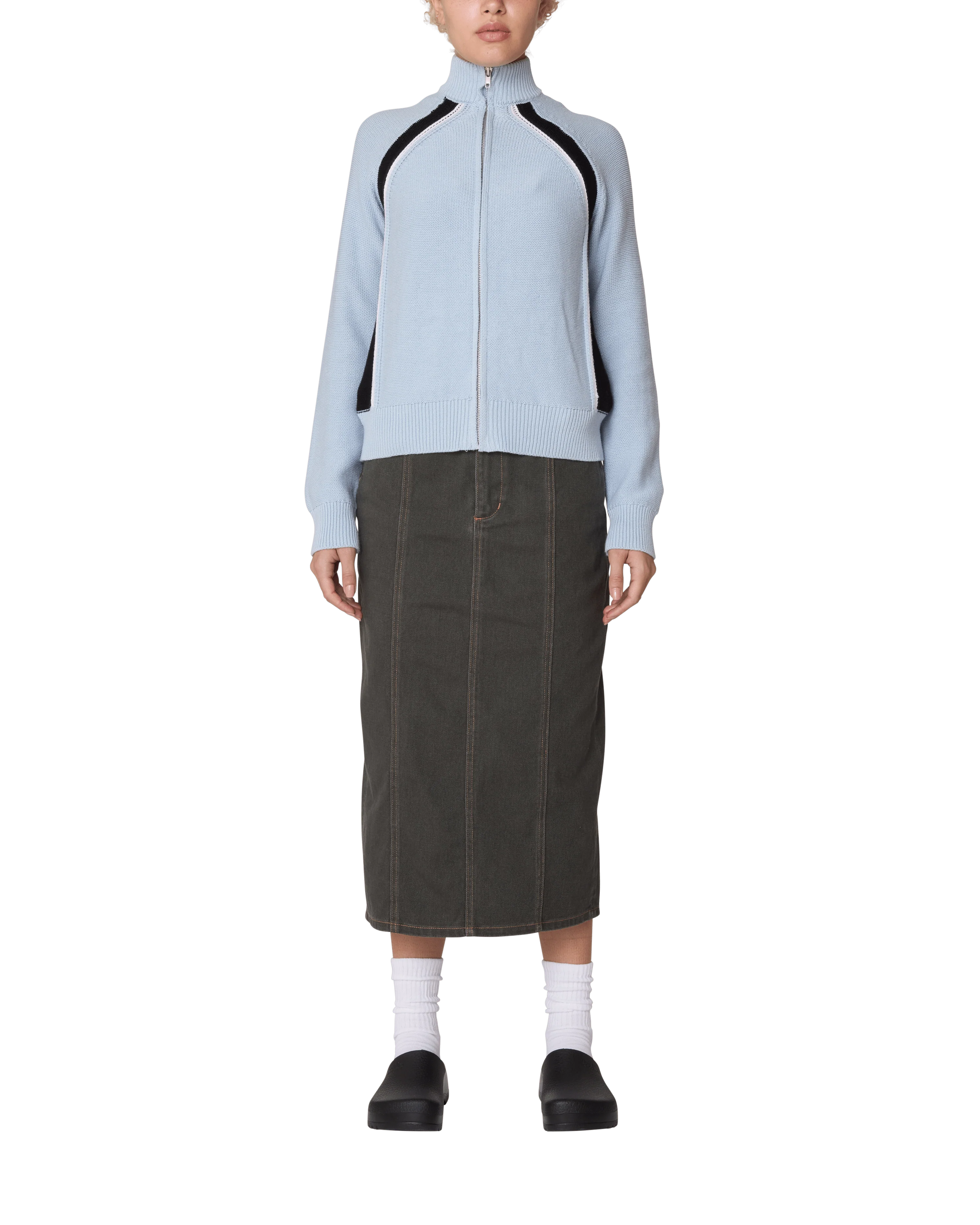 Lizzie Zip Mock Sweater - Image 4