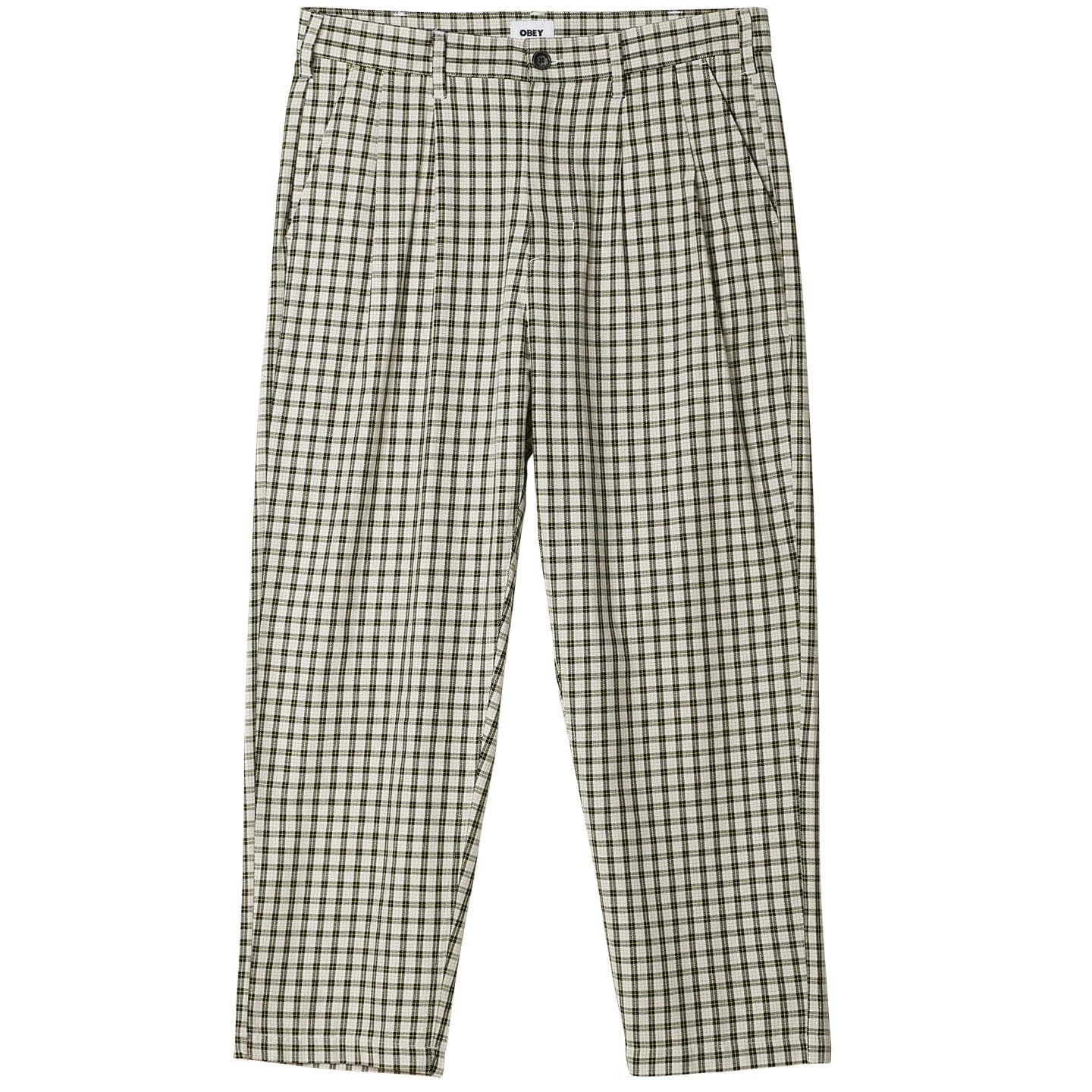 FUBAR PLEATED PLAID PANT