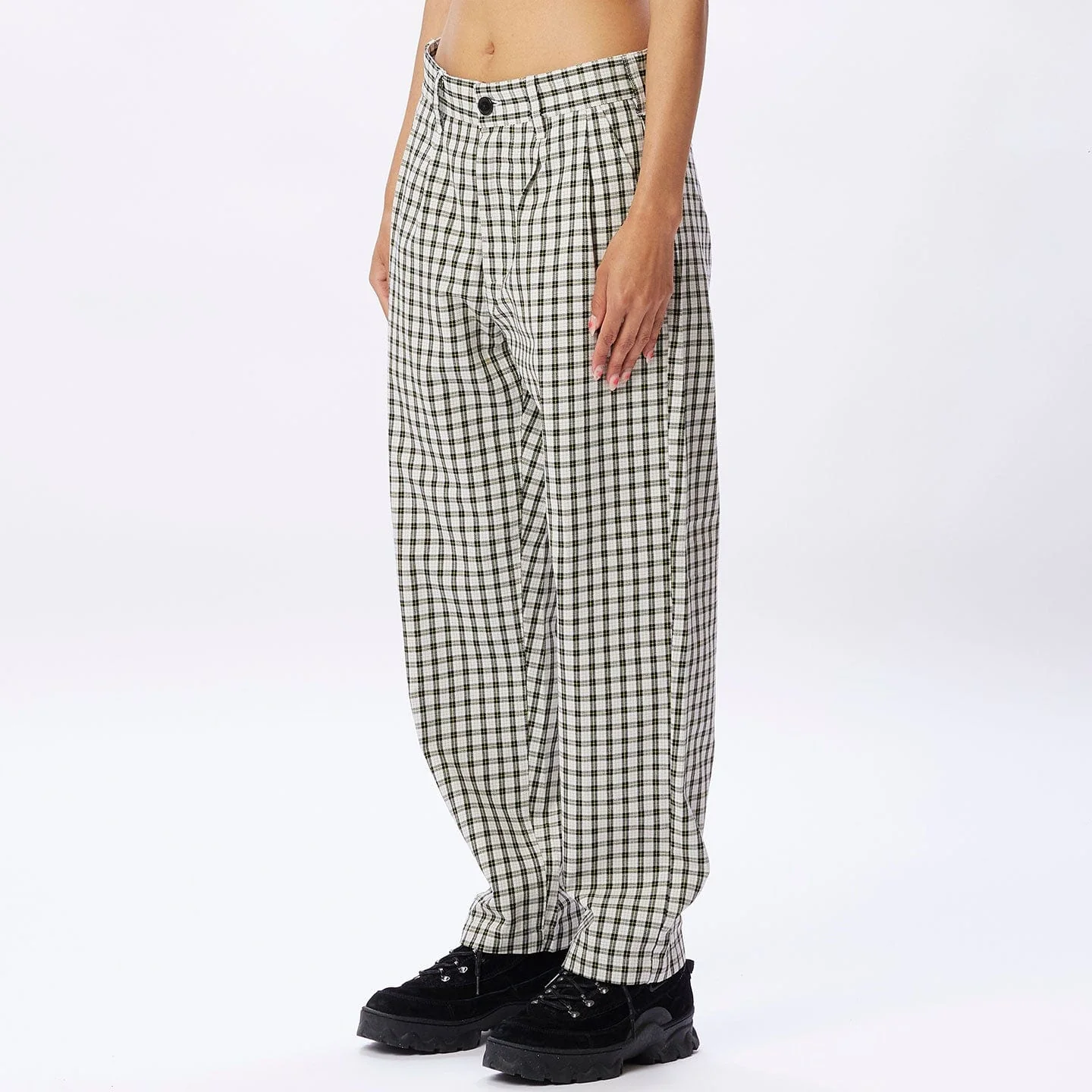 FUBAR PLEATED PLAID PANT - Image 4