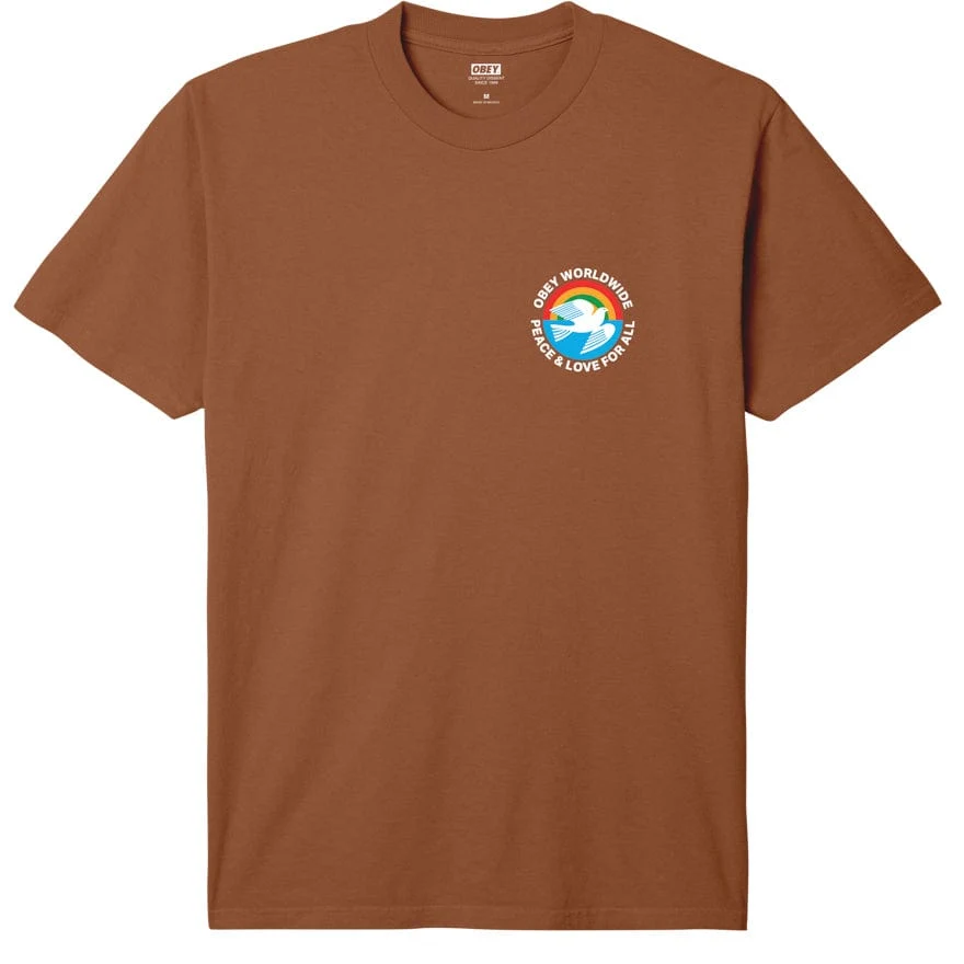 Obey Peace Love For All Classic Pigment Tee - Image 2