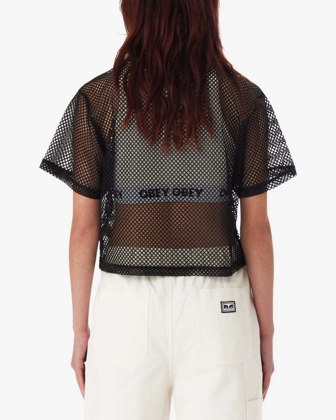 Obey Rose Mesh Top - Image 5