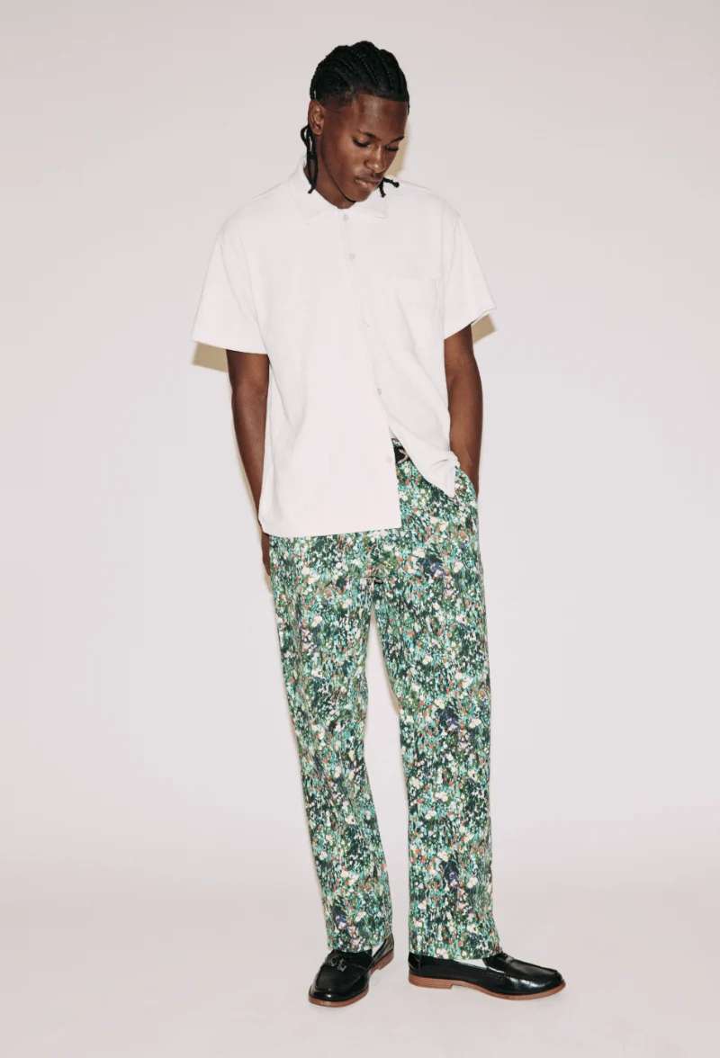 Shelther Terry Cloth Button Up Woven S S - Image 2