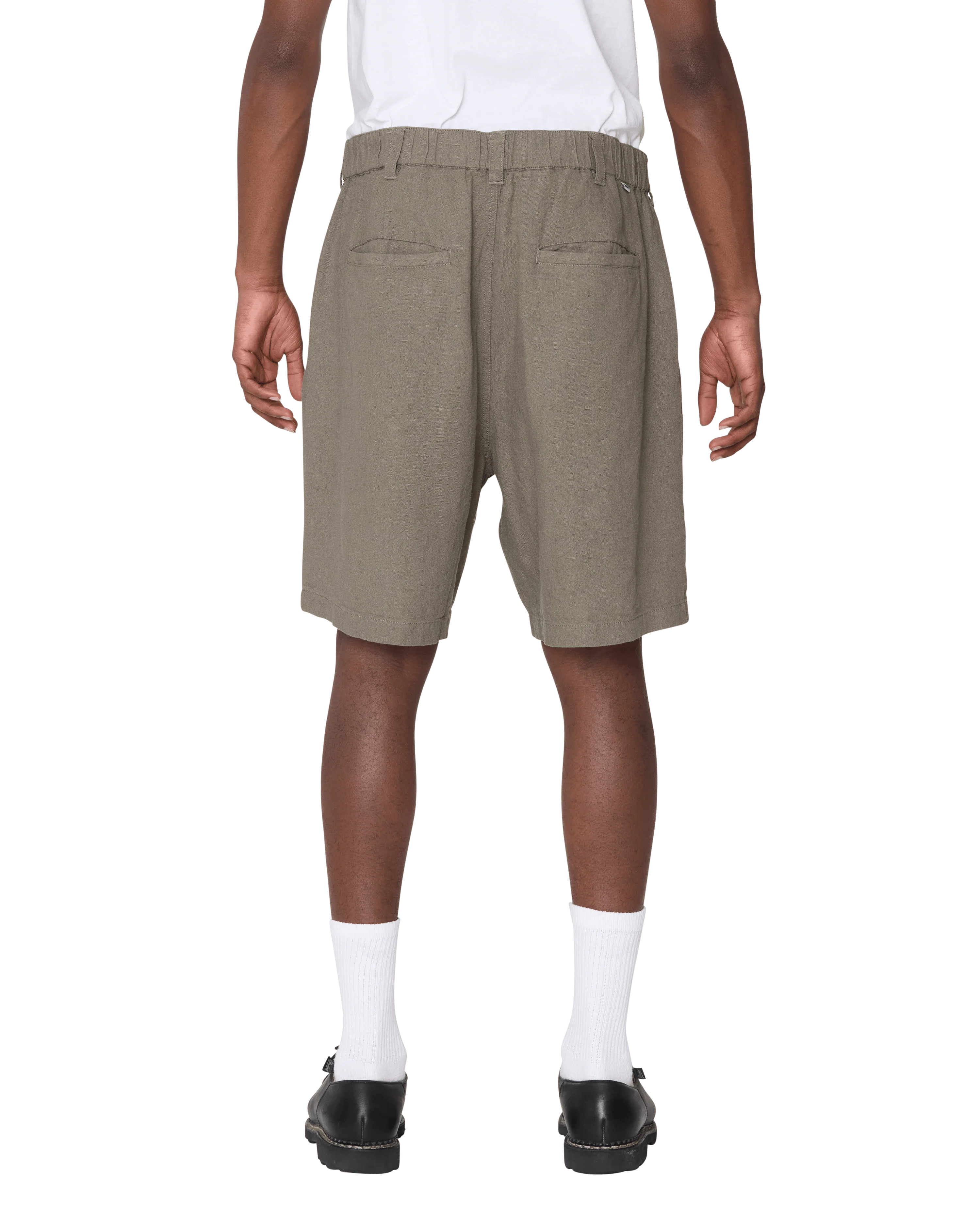 Foster Pleated Linen Short - Image 5