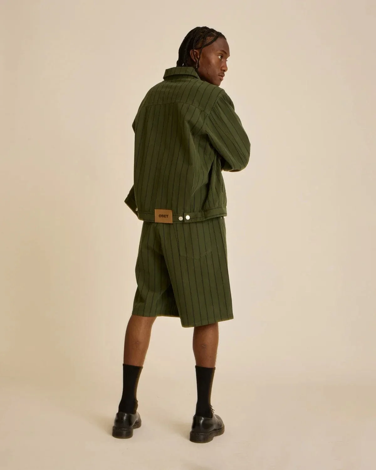Stripe Baggy Denim Short - Image 3