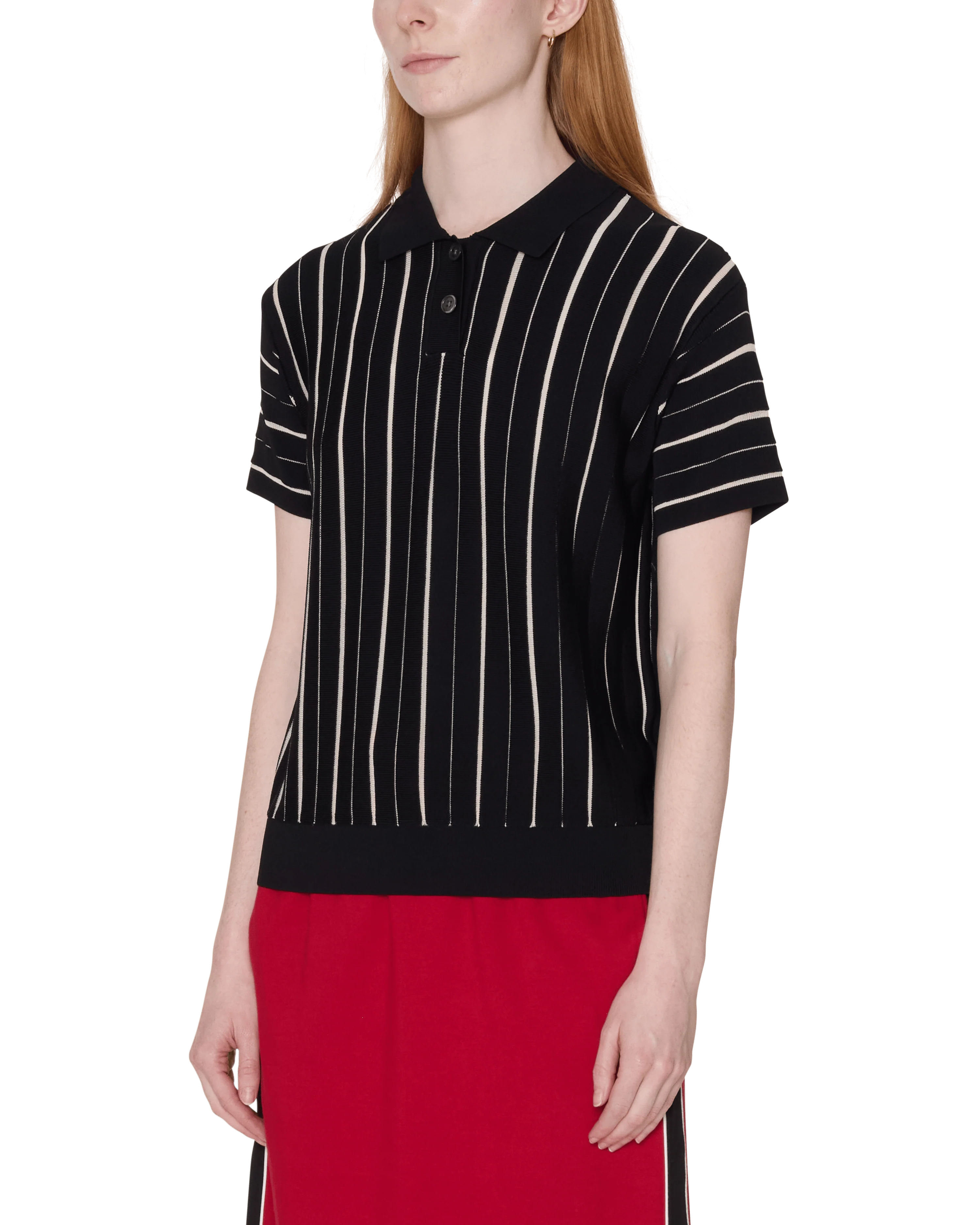 Arlo Stripe Polo Sweater - Image 2