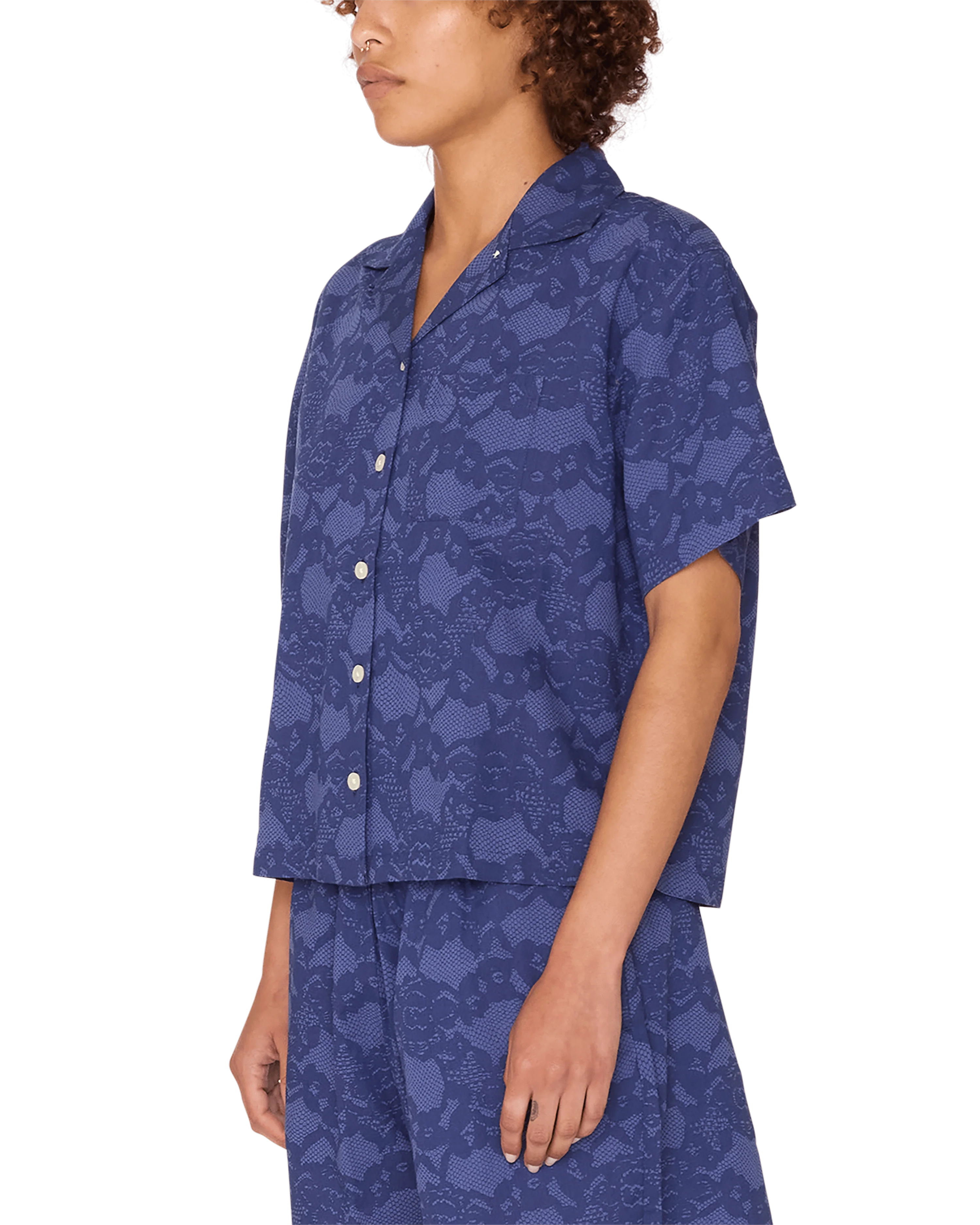 Cecilie Lace Ss Shirt - Image 2