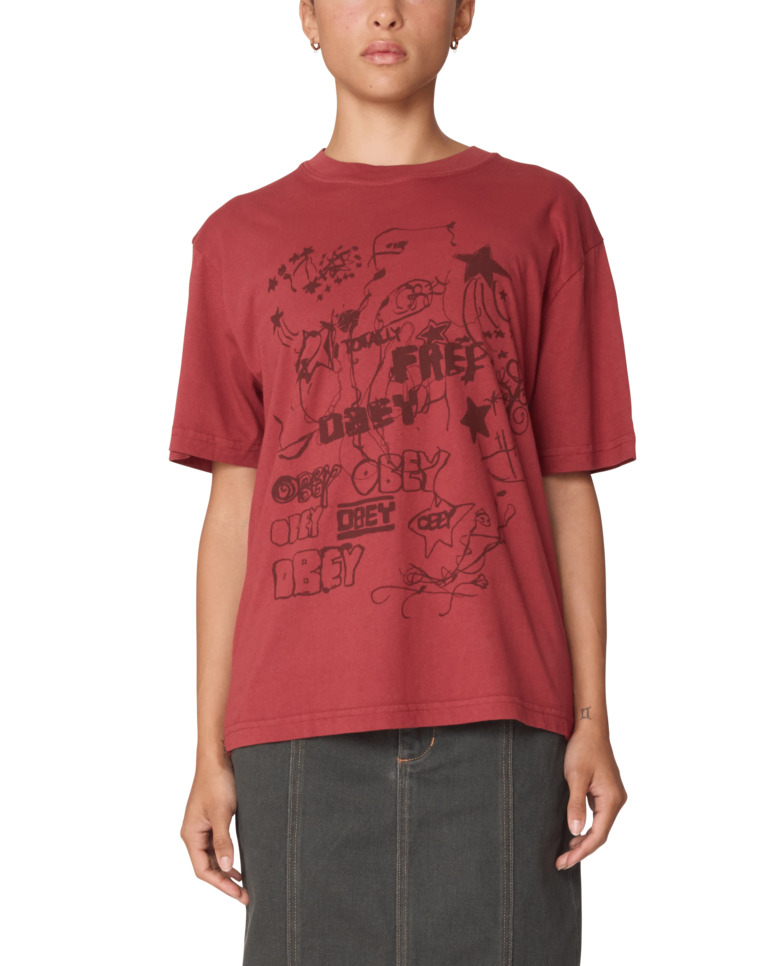 Obey Firework Type Tee