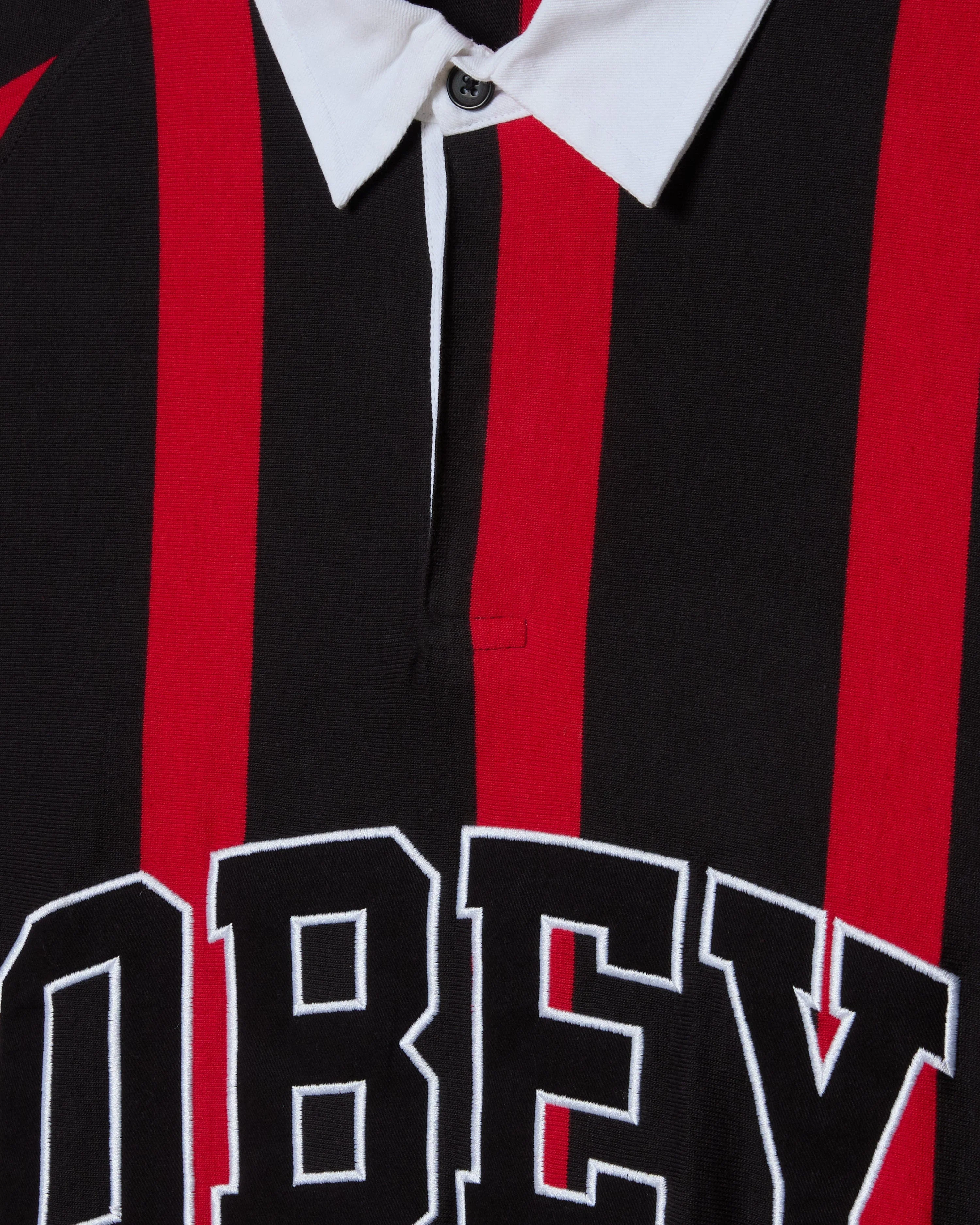 Landon Stripe Polo Ls - Image 3