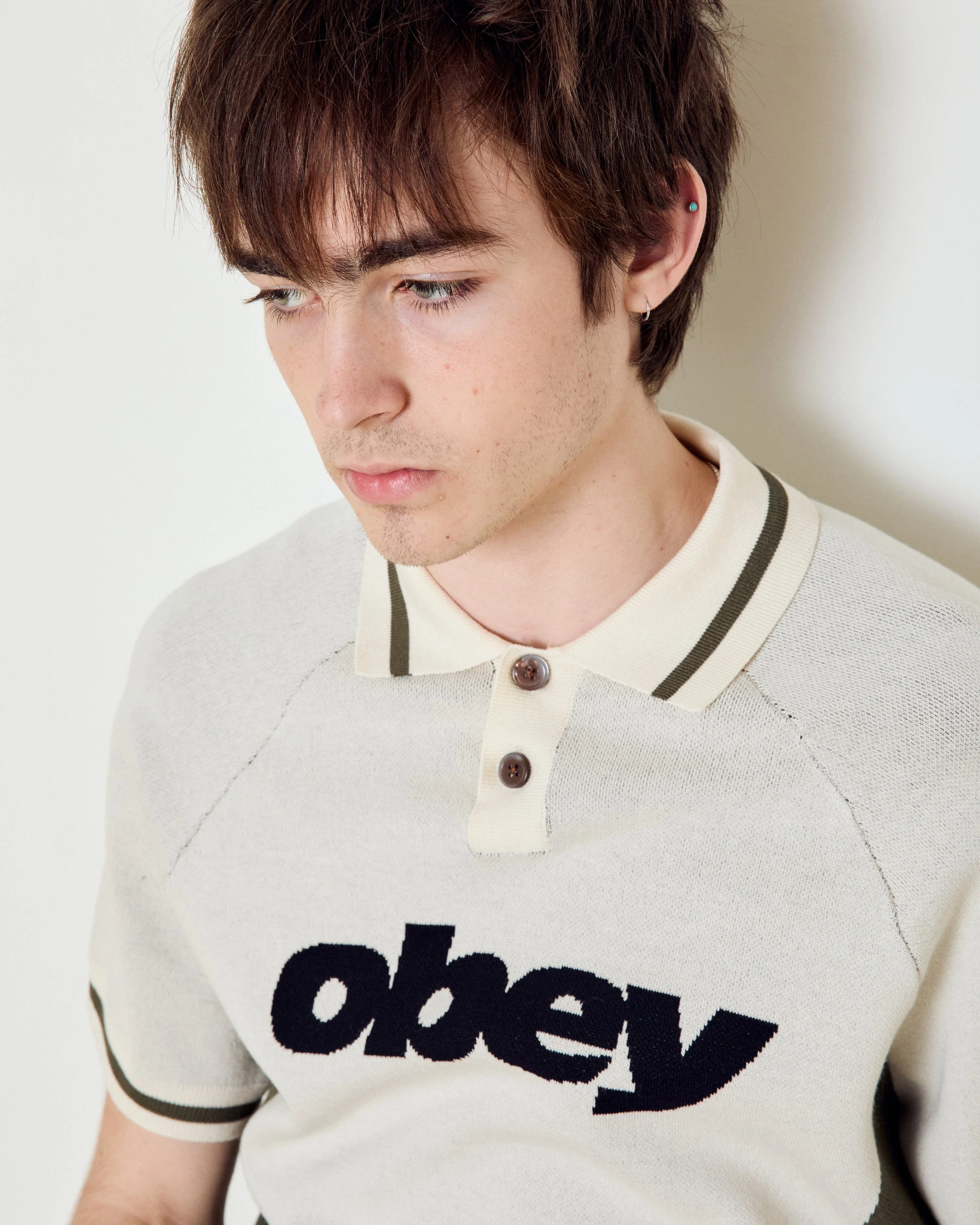 Obey Sport Polo Sweater - Image 5