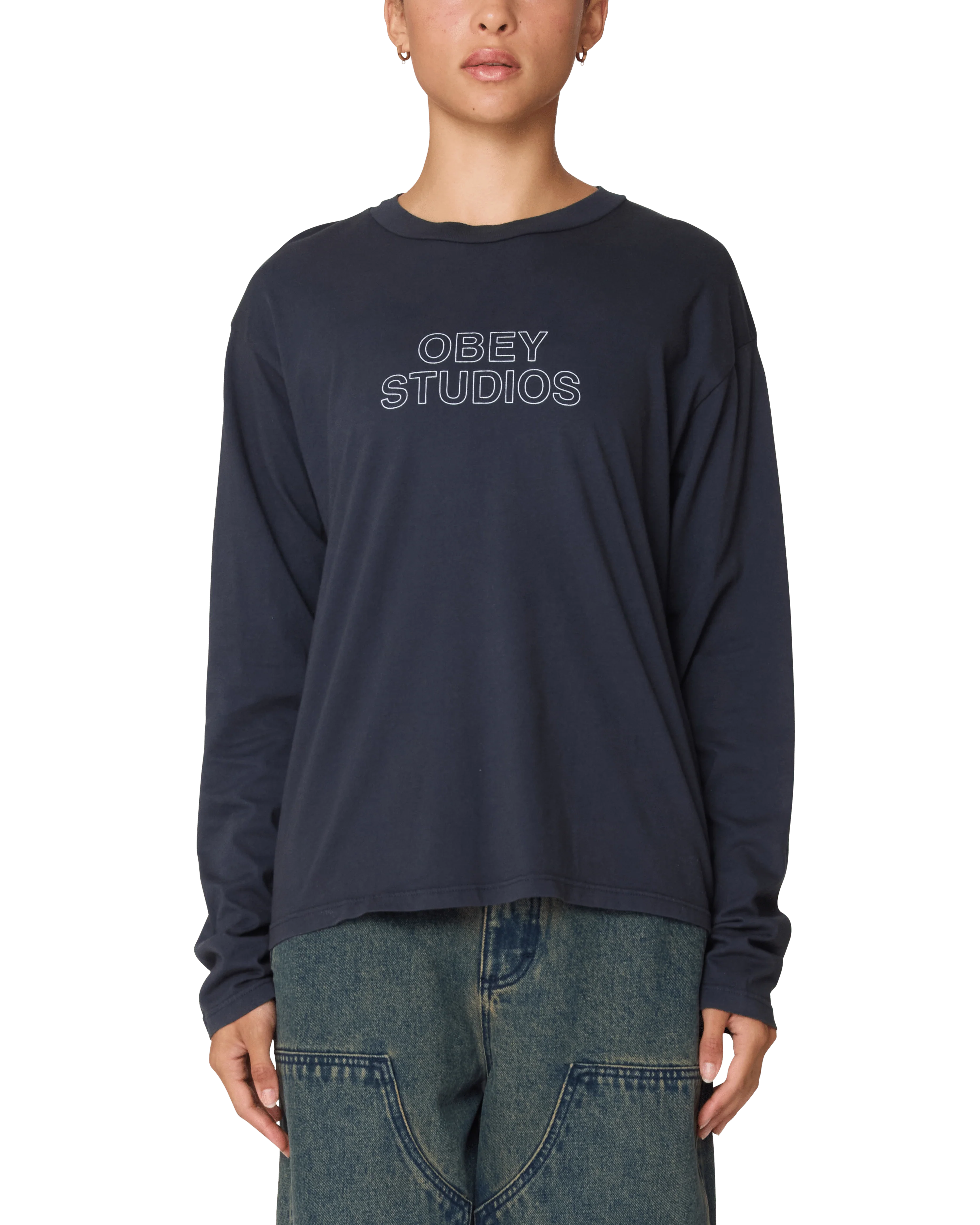 Obey Studios Outline Tee Ls