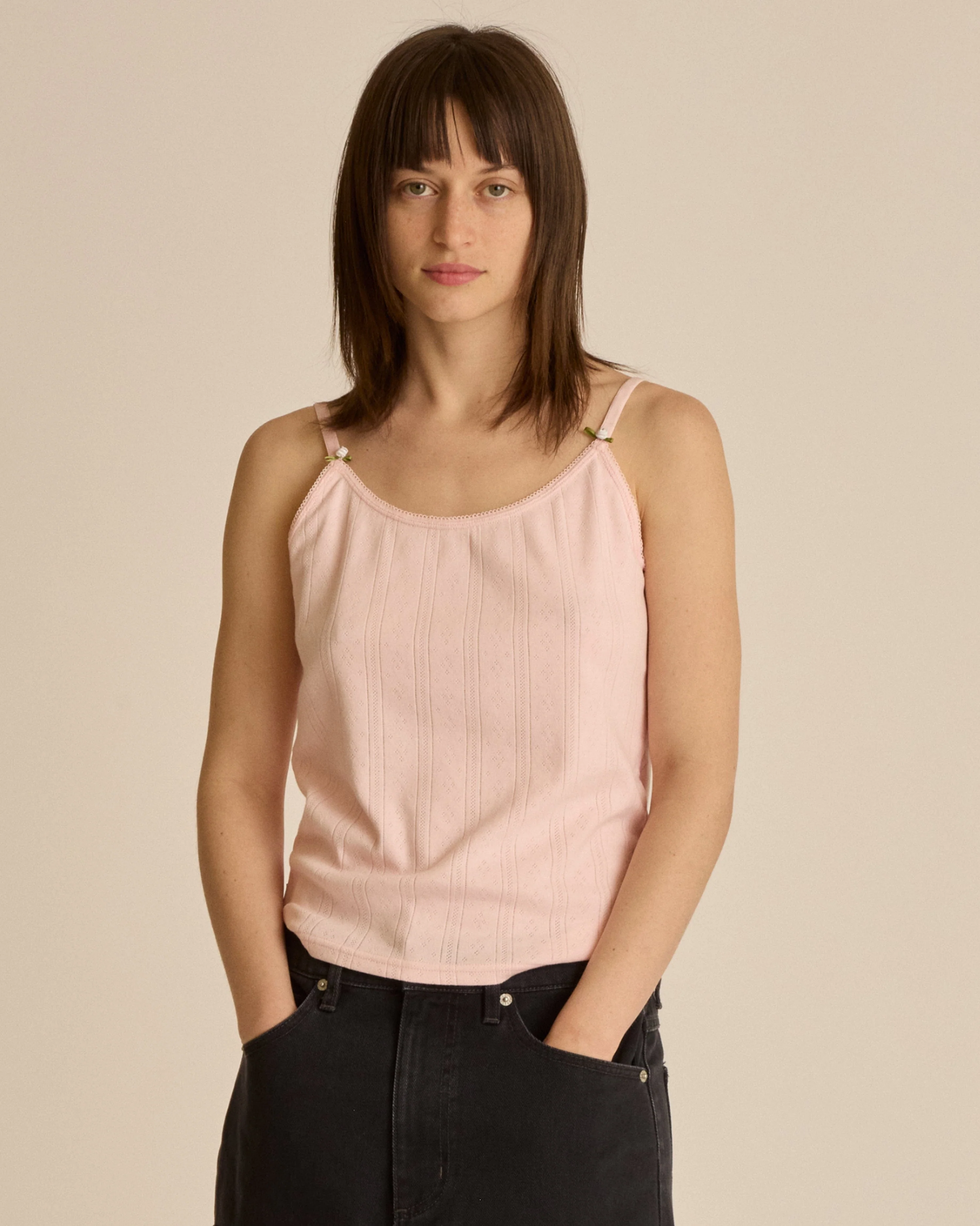 Rosaline Pointelle Tank - Image 5