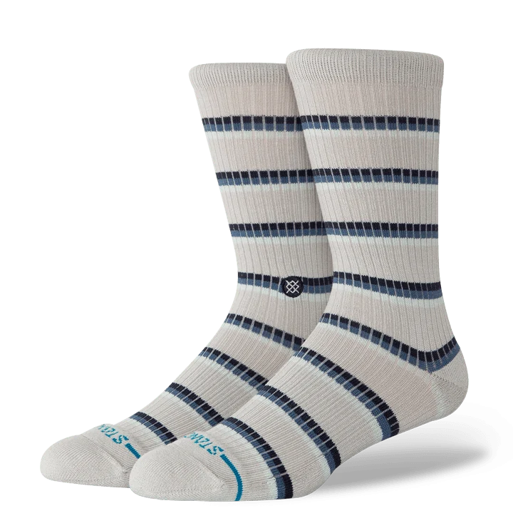 Multistripe Ribbed Crew