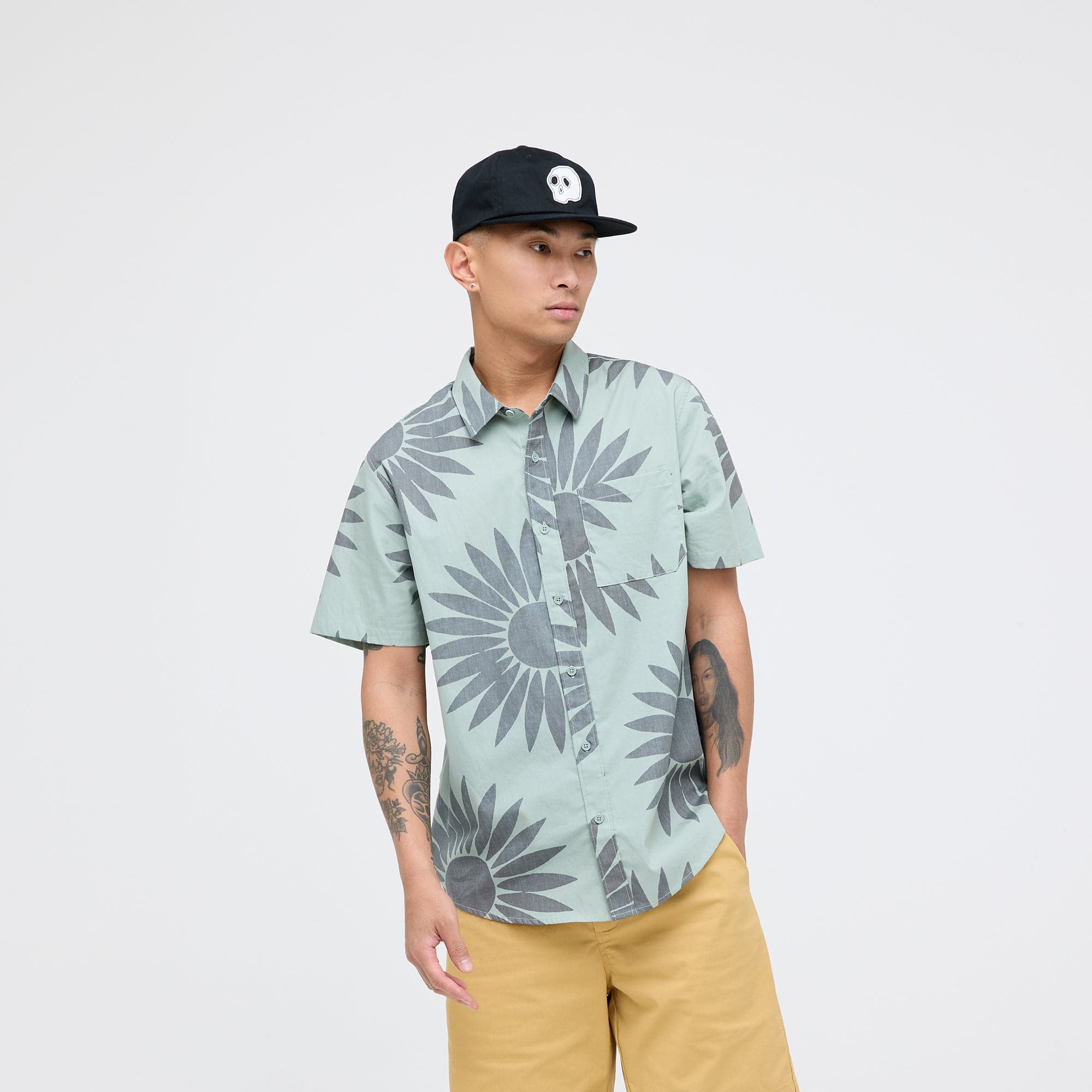 Bales Ss Button Up