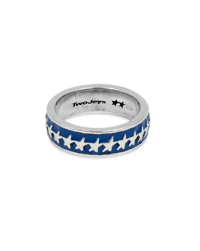 All Round Icon Ring Blue - Image 3