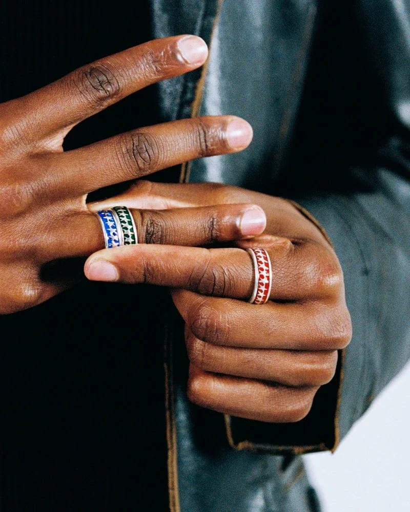 All Round Icon Ring Green - Image 6