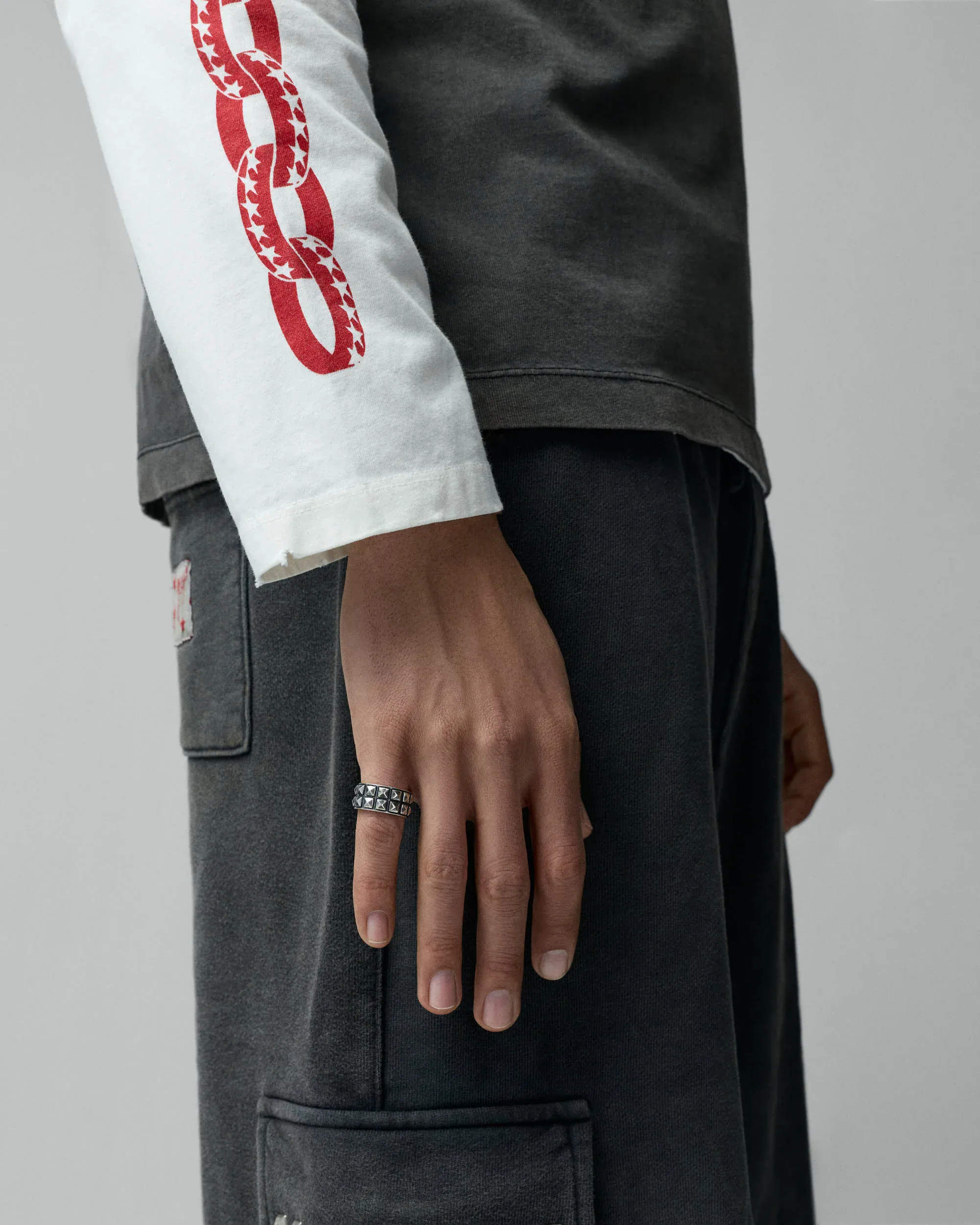 Double Studded Ring - Image 2