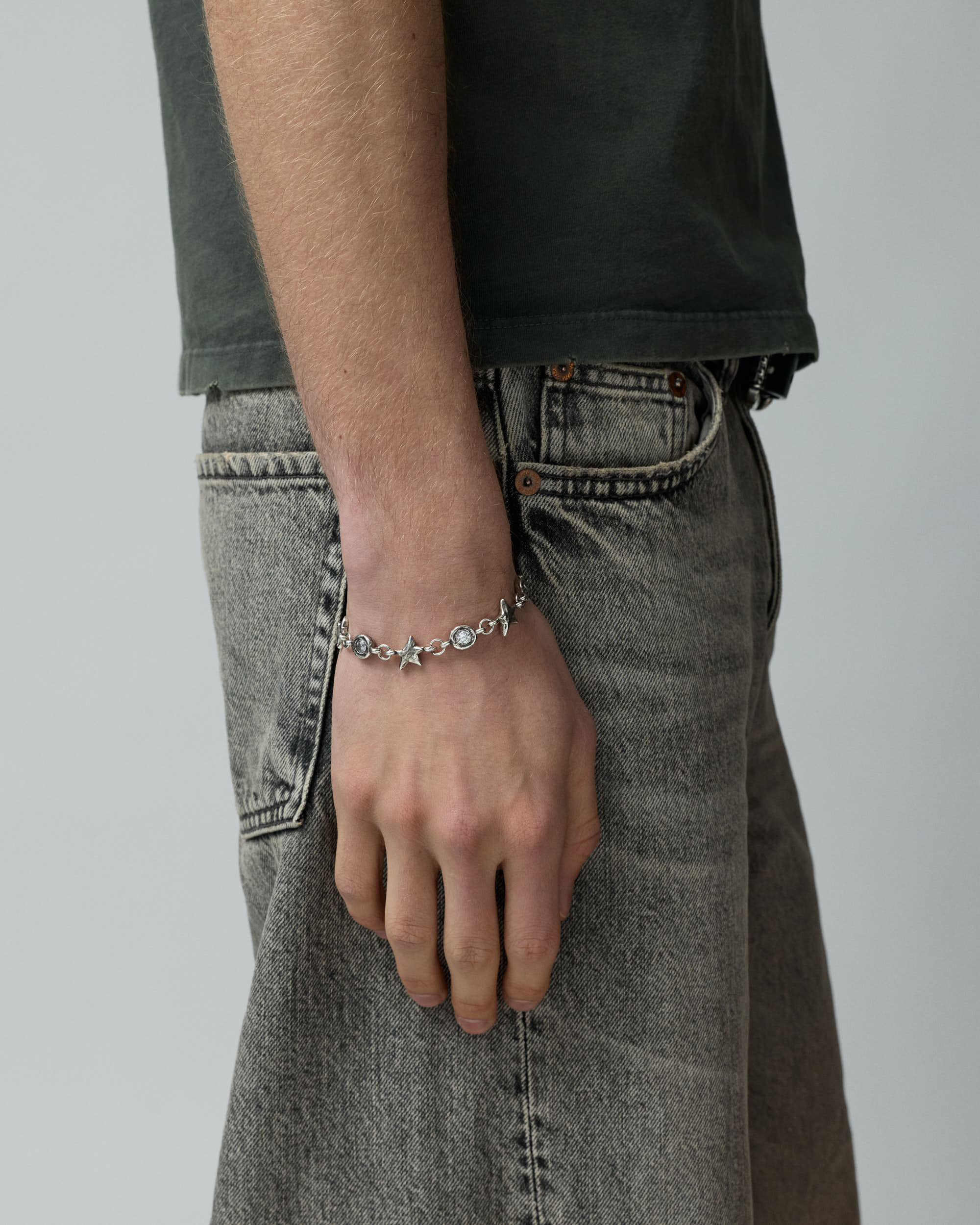 White Squadra Bracelet - Image 2