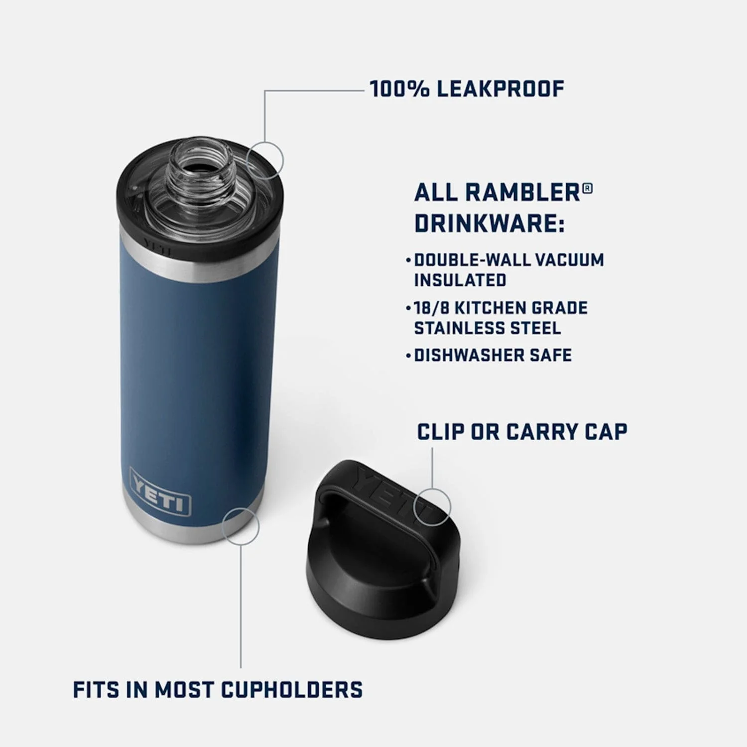 Rambler 18 Oz Bottle Chug - Image 3