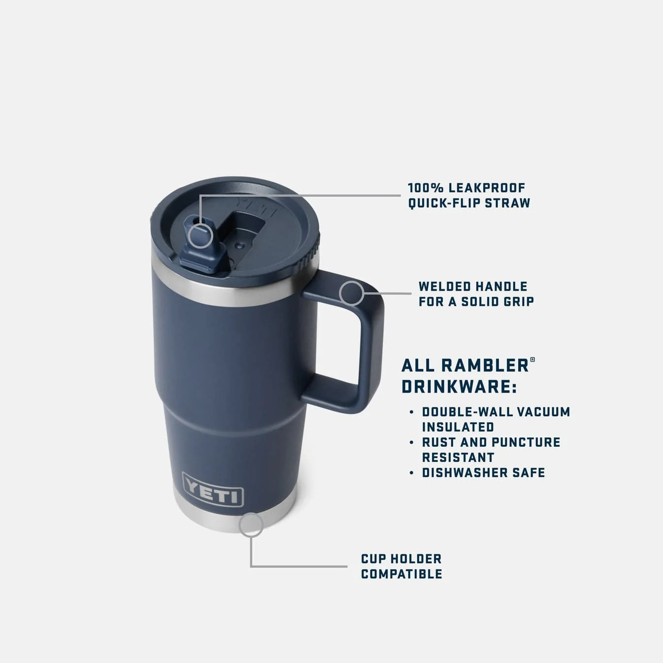 Rambler 20 Oz Travel Str Mug - Image 4