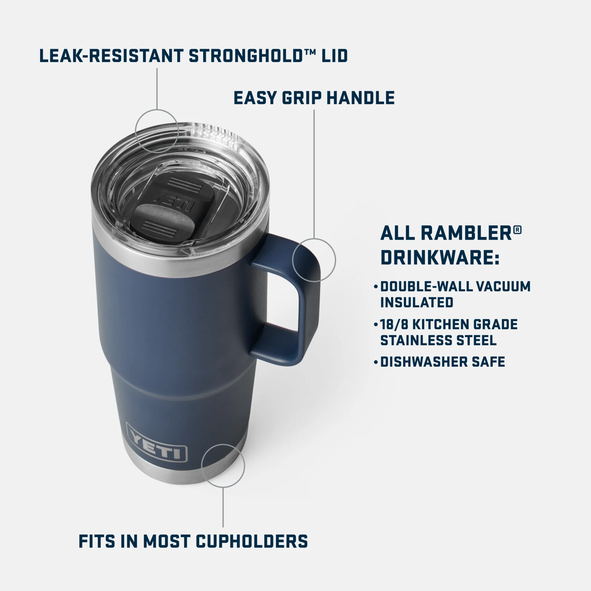 Rambler 20 Oz Travel Mug - Image 5