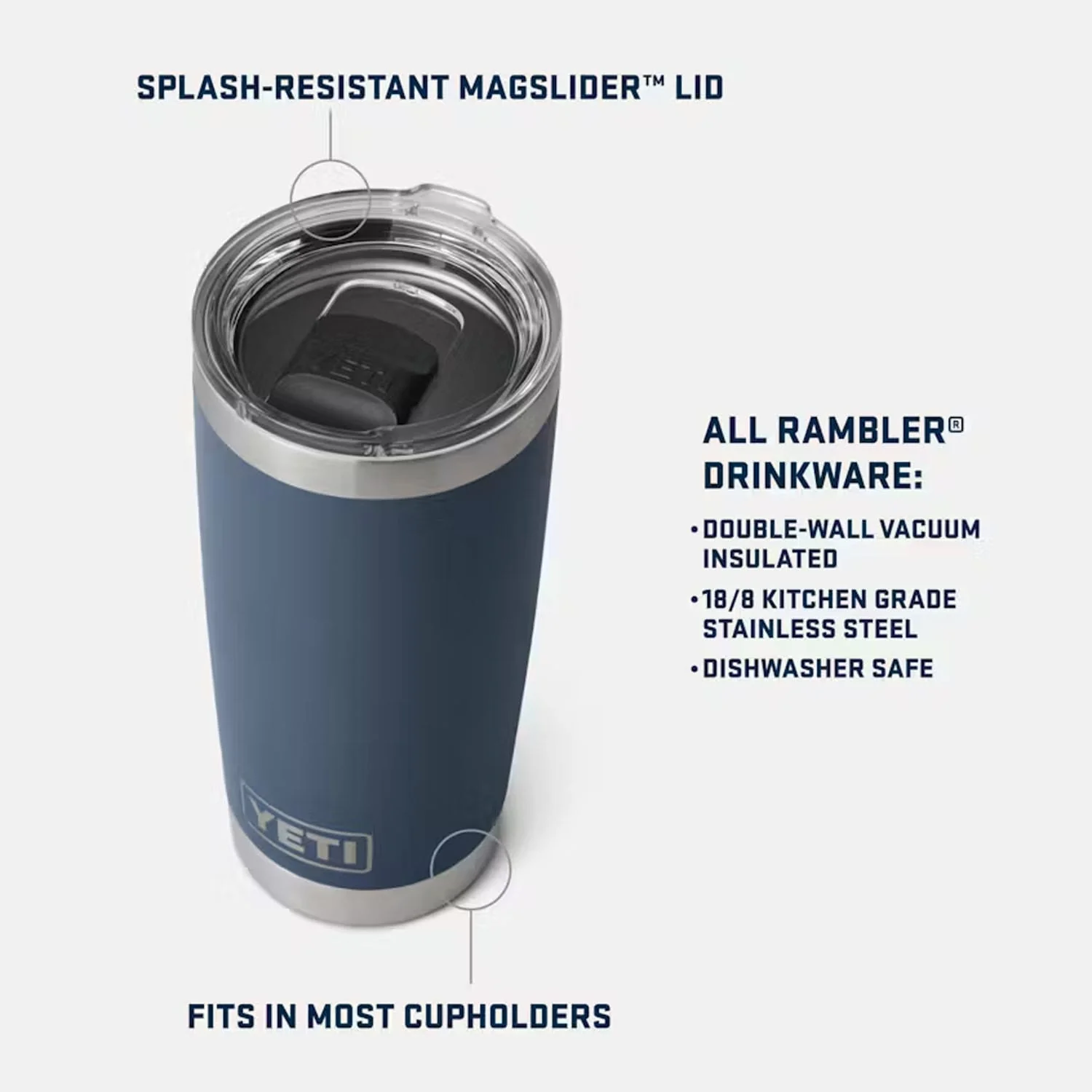 Rambler 20 Oz Tumbler Ms - Image 3