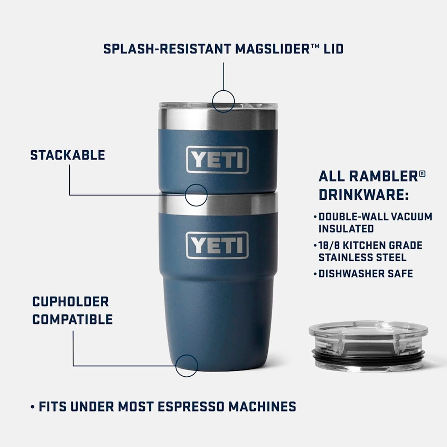 Rambler 8 Oz Stackable Cup - Image 7